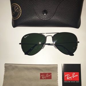 Gunmetal Classic Ray-ban Aviators (Unisex)